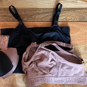Kindred Bravely small-busty nursing bra and small nursing & pumping tank